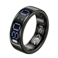 MyZikrRing Salam Ring SQ666 | AI insights for a more personal dhikr routine. — Black