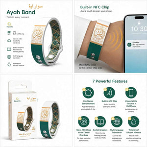 Smart NFC Quran Bracelet Ayah NB01 | Tap to Read Quran