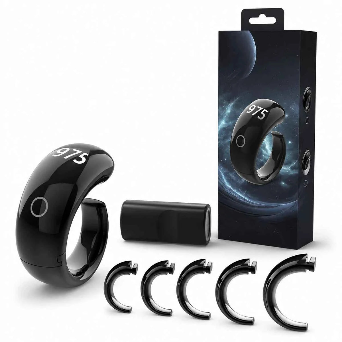 Ceramic Zikr Ring SQ976 | Smart Tasbeeh Counter Ring with APP