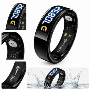 Smart Zikr Ring QB806 Pro | Health Tracking & Prayer Reminder