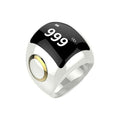 MyZikrRing QB709 Ceramic Tasbih Ring | Ceramic craftsmanship for your daily remembrance. — Clear