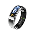 MyZikrRing QB806 Pro | Heart rate, SpO₂, sleep & HRV tracking in one ring. — Silver