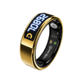 MyZikrRing QB806 Pro | Heart rate, SpO₂, sleep & HRV tracking in one ring. — Gold