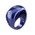 MyZikrRing QB809 3-in-1 Tasbih Ring | Three sizing loops. A simple start to daily dhikr. — Navy