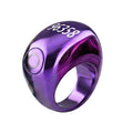 MyZikrRing QB809 3-in-1 Tasbih Ring | Three sizing loops. A simple start to daily dhikr. — Purple