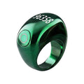 MyZikrRing QB809 3-in-1 Tasbih Ring | Three sizing loops. A simple start to daily dhikr. — Green