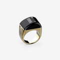 MyZikrRing QB702 Metal Tasbih Ring | High-strength zinc alloy, made for everyday dhikr. — Gold